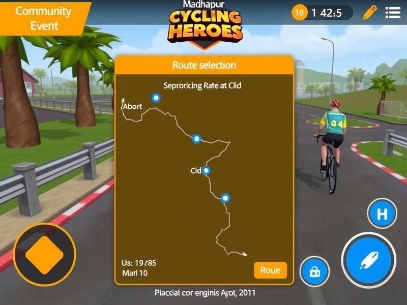 Madhapur Cycling Heroes gameplay screenshot